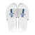 Custom Finland Football Slide Sandals Suomi Champion Sami Pattern - Wonder Print Shop