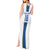 Custom Finland Football Tank Maxi Dress Suomi Champion Sami Pattern - Wonder Print Shop