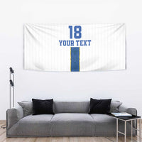 Custom Finland Football Tapestry Suomi Champion Sami Pattern - Wonder Print Shop