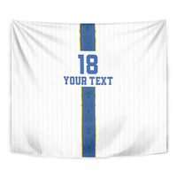 Custom Finland Football Tapestry Suomi Champion Sami Pattern - Wonder Print Shop