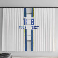 Custom Finland Football Window Curtain Suomi Champion Sami Pattern - Wonder Print Shop