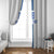 Custom Finland Football Window Curtain Suomi Champion Sami Pattern - Wonder Print Shop