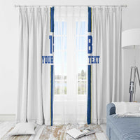 Custom Finland Football Window Curtain Suomi Champion Sami Pattern - Wonder Print Shop