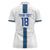 Custom Finland Football Women Polo Shirt Suomi Champion Sami Pattern - Wonder Print Shop