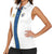 Custom Finland Football Women Sleeveless Polo Shirt Suomi Champion Sami Pattern - Wonder Print Shop