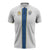 Custom Finland Football Zipper Polo Shirt Suomi Champion Sami Pattern - Wonder Print Shop