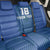Custom Finland Football Champion Back Car Seat Cover Sami Pattern - Wonder Print Shop