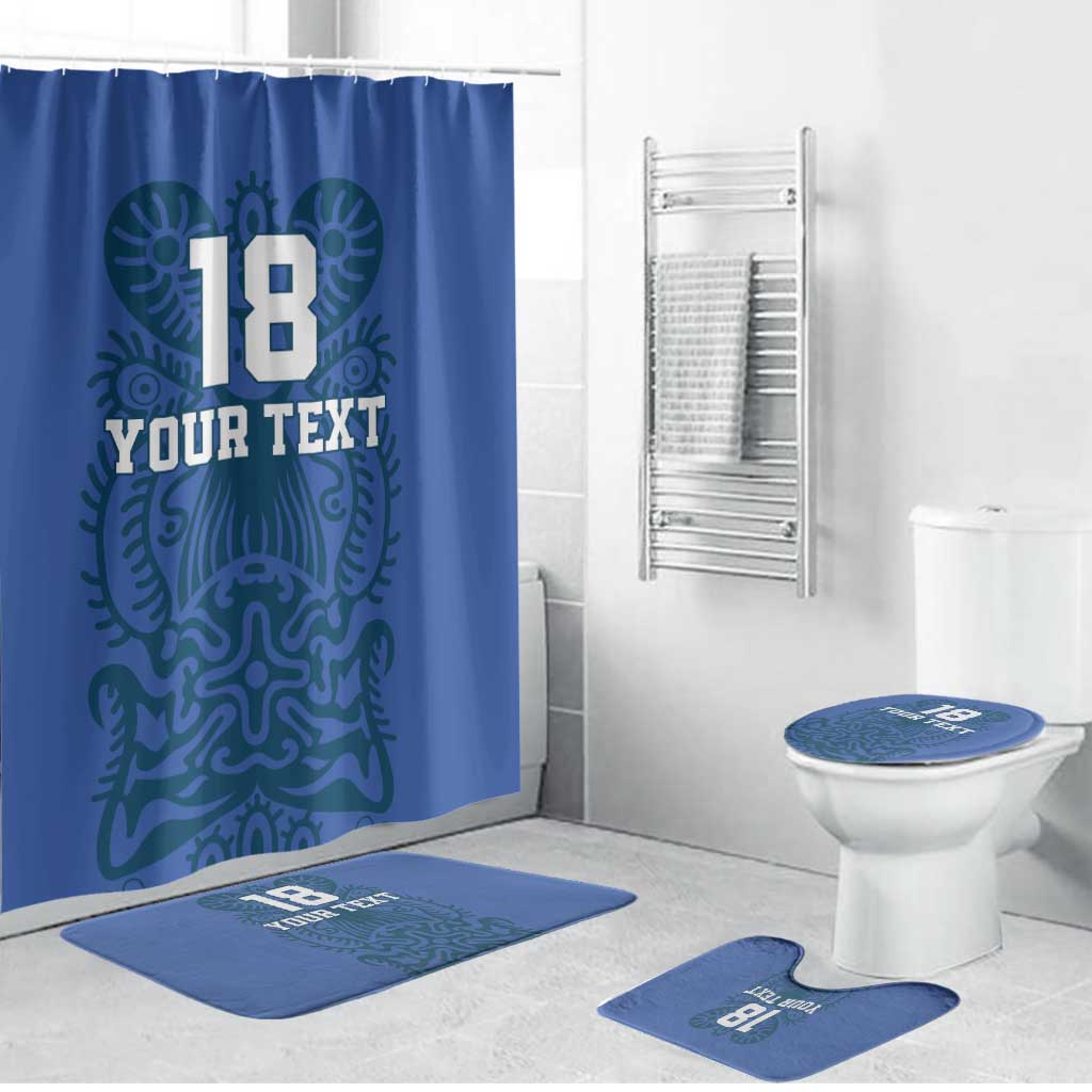 Custom Finland Football Champion Bathroom Set Sami Pattern - Wonder Print Shop