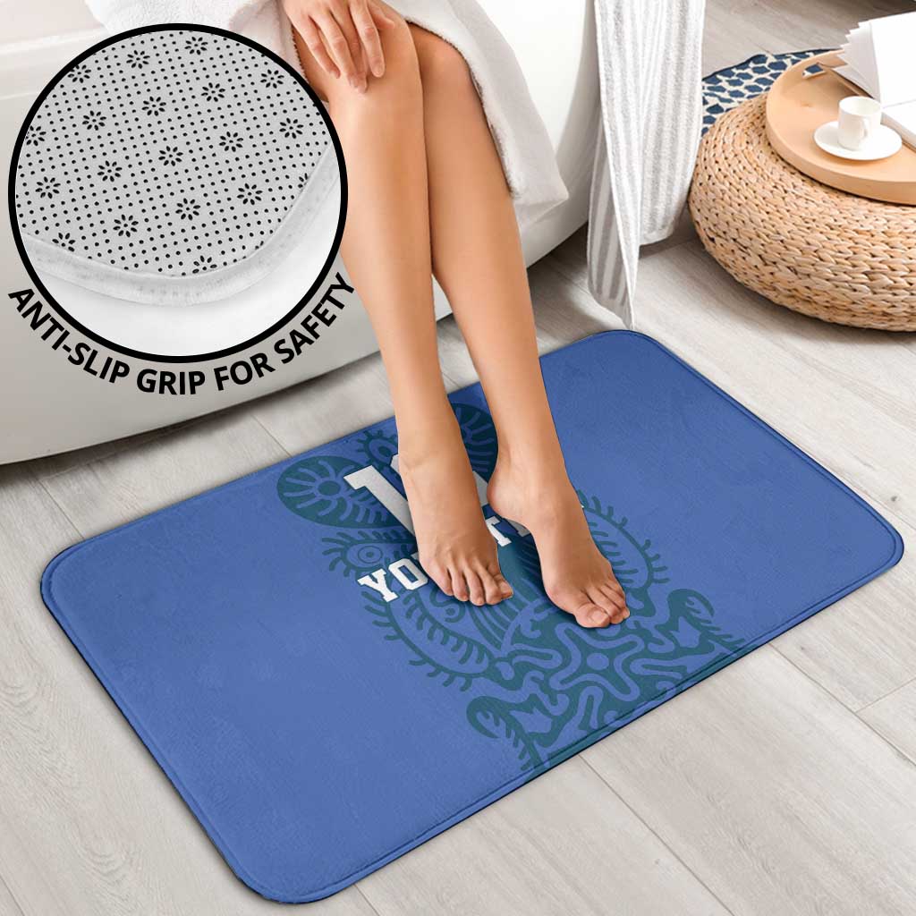 Custom Finland Football Champion Bathroom Set Sami Pattern - Wonder Print Shop