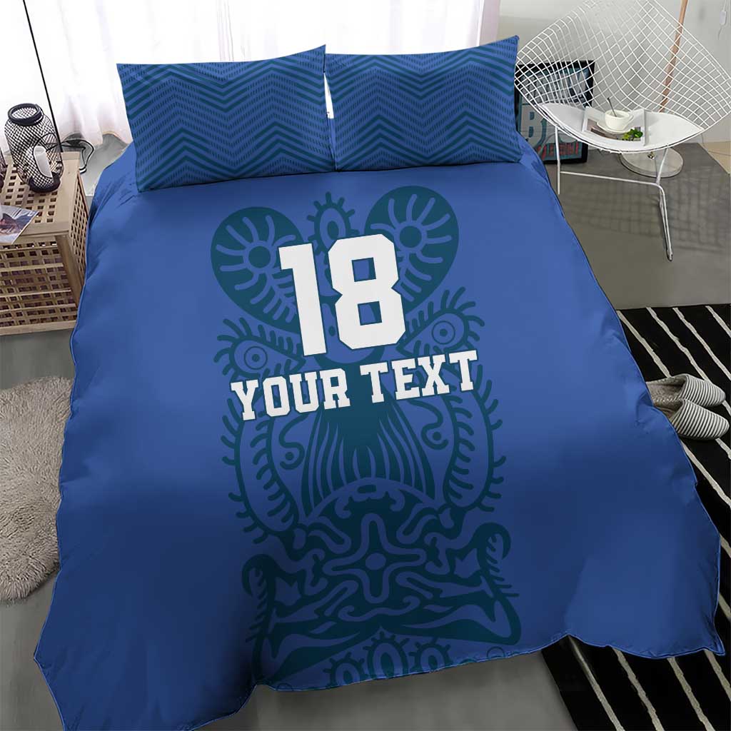 Custom Finland Football Champion Bedding Set Sami Pattern - Wonder Print Shop