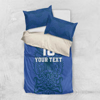 Custom Finland Football Champion Bedding Set Sami Pattern - Wonder Print Shop