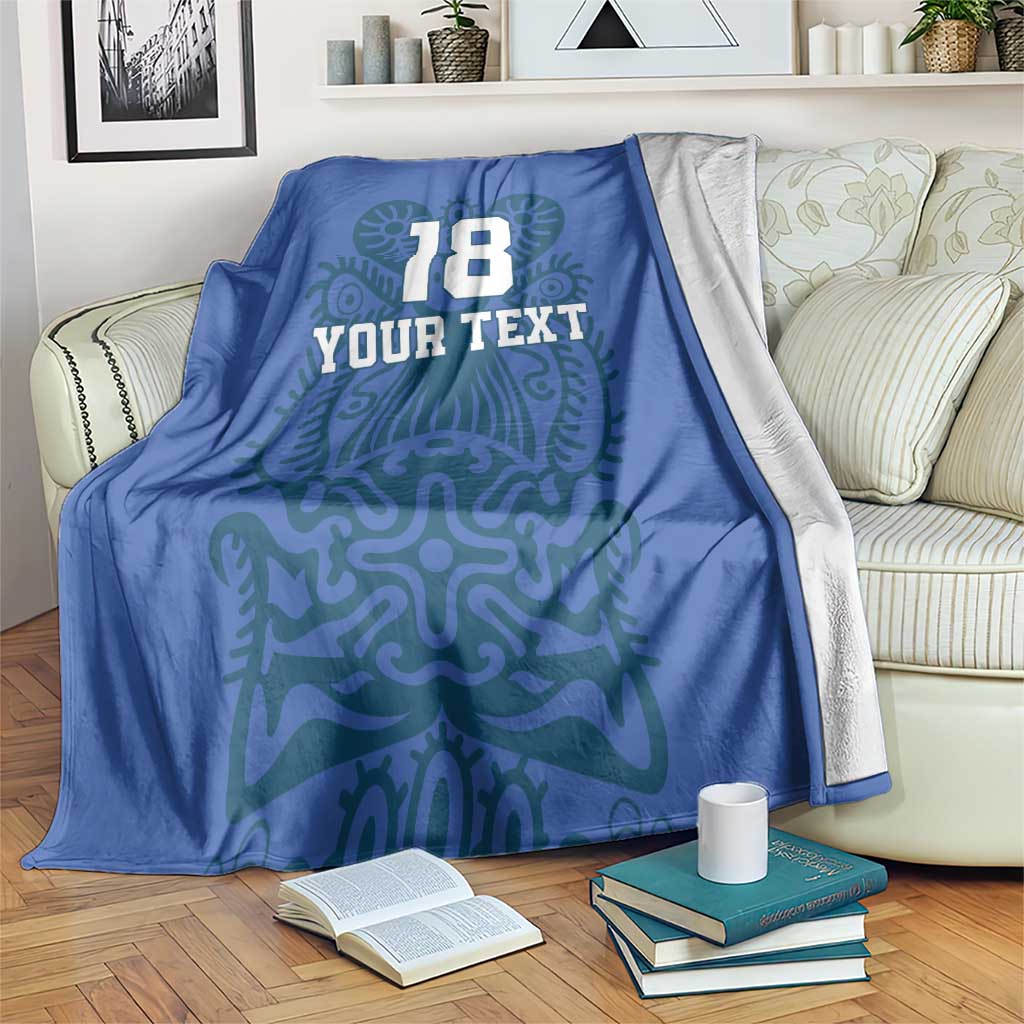Custom Finland Football Champion Blanket Sami Pattern - Wonder Print Shop