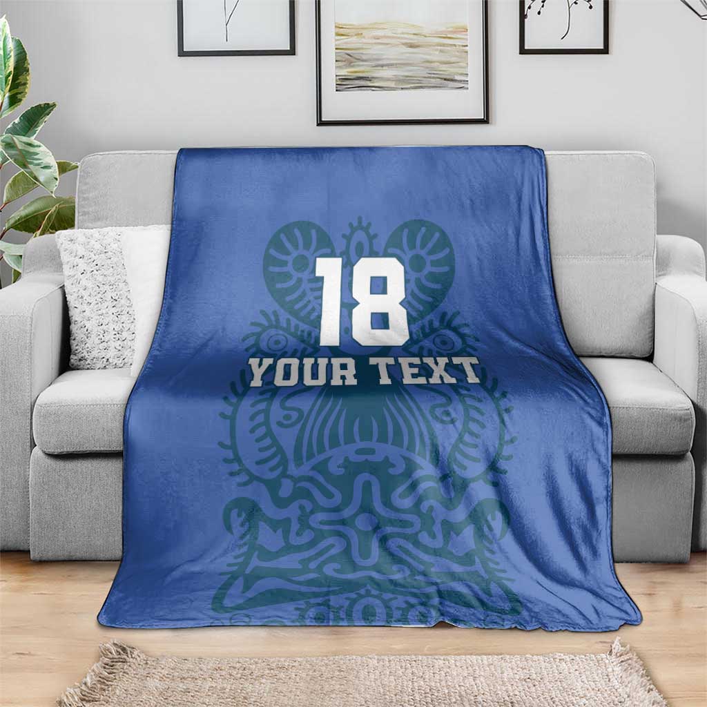 Custom Finland Football Champion Blanket Sami Pattern - Wonder Print Shop