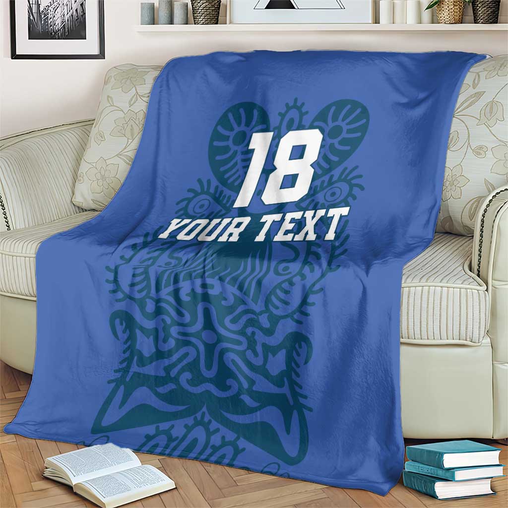 Custom Finland Football Champion Blanket Sami Pattern - Wonder Print Shop