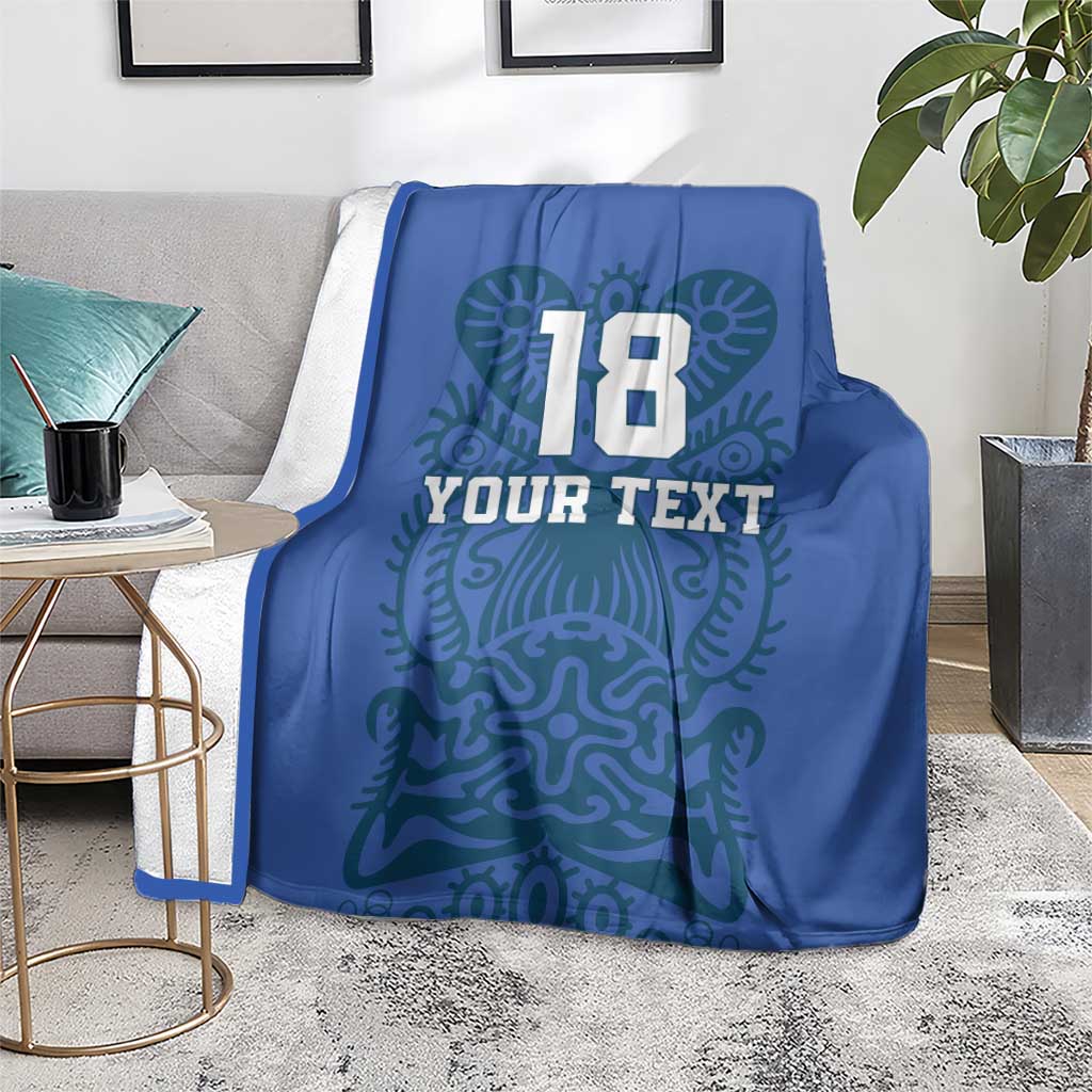Custom Finland Football Champion Blanket Sami Pattern - Wonder Print Shop