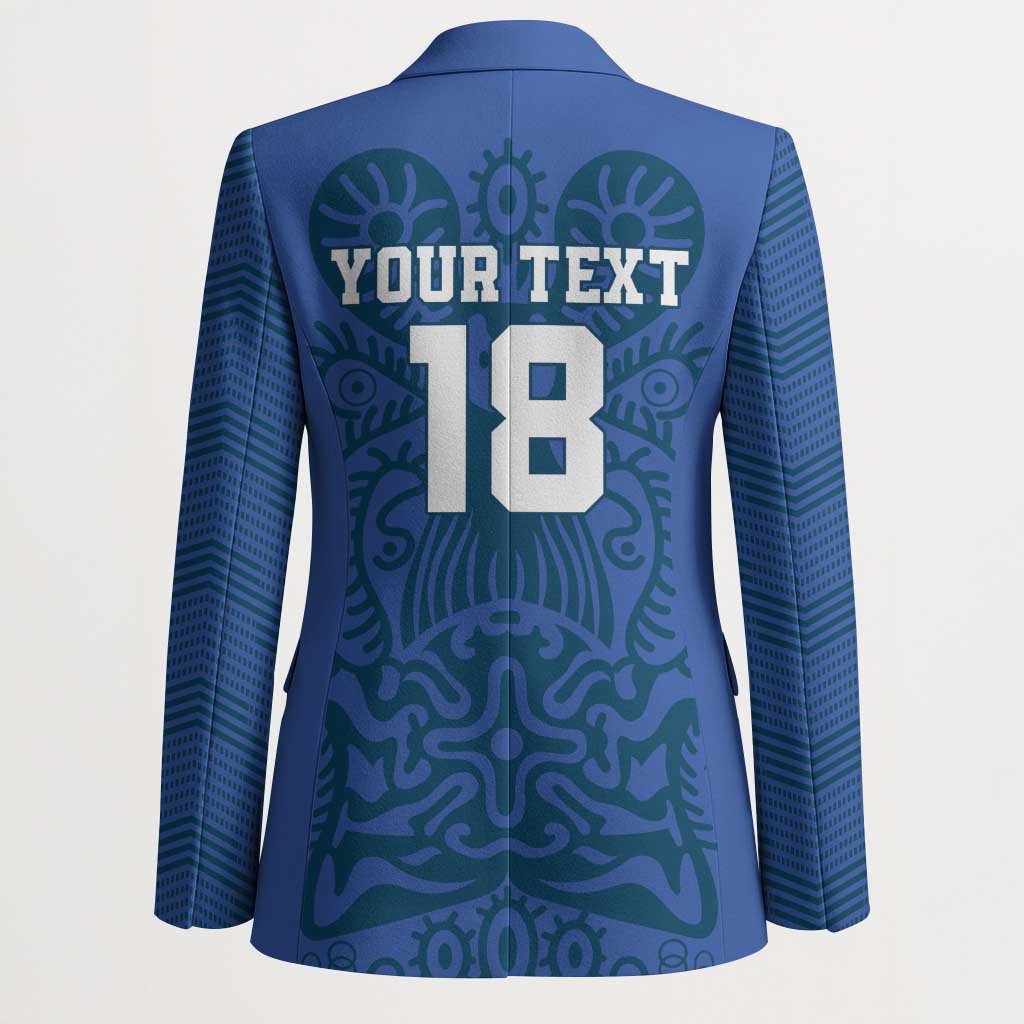Custom Finland Football Champion Blazer Sami Pattern - Wonder Print Shop