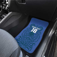 Custom Finland Football Champion Car Mats Sami Pattern - Wonder Print Shop