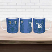 Custom Finland Football Champion Ceramic Mug Sami Pattern - Wonder Print Shop
