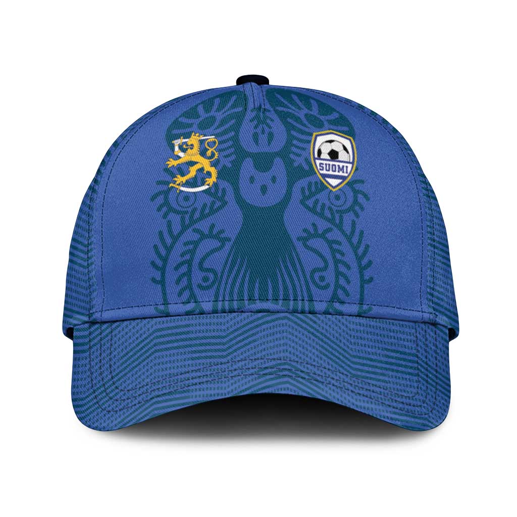 Finland Football Champion Classic Cap Sami Pattern - Wonder Print Shop