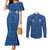 Custom Finland Football Champion Couples Matching Mermaid Dress and Long Sleeve Button Shirt Sami Pattern - Wonder Print Shop