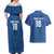 Custom Finland Football Champion Couples Matching Off Shoulder Maxi Dress and Hawaiian Shirt Sami Pattern - Wonder Print Shop