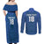 Custom Finland Football Champion Couples Matching Off Shoulder Maxi Dress and Long Sleeve Button Shirt Sami Pattern - Wonder Print Shop