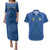 Custom Finland Football Champion Couples Matching Puletasi and Hawaiian Shirt Sami Pattern - Wonder Print Shop