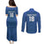 Custom Finland Football Champion Couples Matching Puletasi and Long Sleeve Button Shirt Sami Pattern - Wonder Print Shop