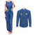 Custom Finland Football Champion Couples Matching Tank Maxi Dress and Long Sleeve Button Shirt Sami Pattern - Wonder Print Shop