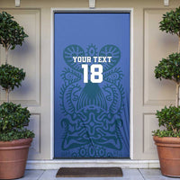 Custom Finland Football Champion Door Cover Sami Pattern - Wonder Print Shop
