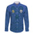 Custom Finland Football Champion Family Matching Long Sleeve Bodycon Dress and Hawaiian Shirt Sami Pattern - Wonder Print Shop