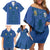 Custom Finland Football Champion Family Matching Off Shoulder Short Dress and Hawaiian Shirt Sami Pattern - Wonder Print Shop