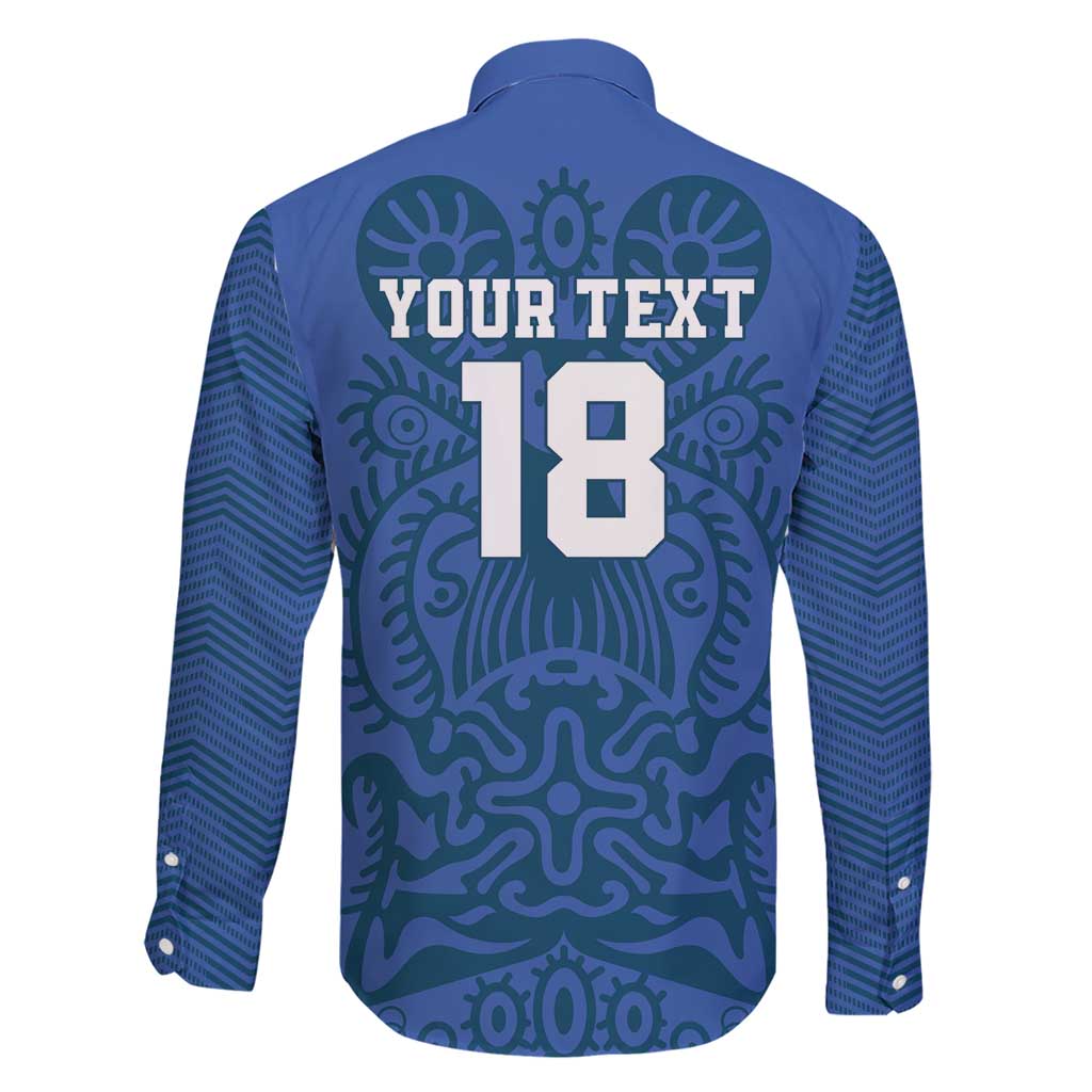 Custom Finland Football Champion Family Matching Short Sleeve Bodycon Dress and Hawaiian Shirt Sami Pattern - Wonder Print Shop