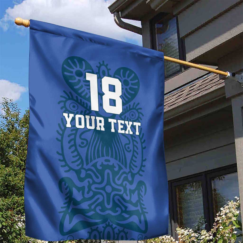 Custom Finland Football Champion Garden Flag Sami Pattern - Wonder Print Shop