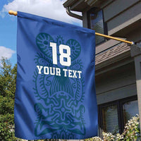 Custom Finland Football Champion Garden Flag Sami Pattern - Wonder Print Shop