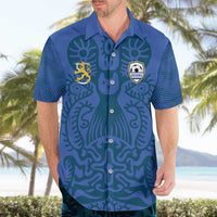 Custom Finland Football Champion Hawaiian Shirt Sami Pattern - Wonder Print Shop