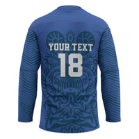 Custom Finland Football Champion Hockey Jersey Sami Pattern - Wonder Print Shop