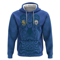 Custom Finland Football Champion Hoodie Sami Pattern - Wonder Print Shop