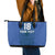 Custom Finland Football Champion Leather Tote Bag Sami Pattern - Wonder Print Shop