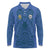 Custom Finland Football Champion Long Sleeve Polo Shirt Sami Pattern - Wonder Print Shop