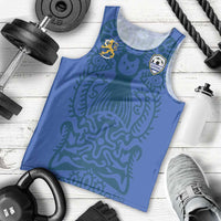 Custom Finland Football Champion Men Tank Top Sami Pattern - Wonder Print Shop