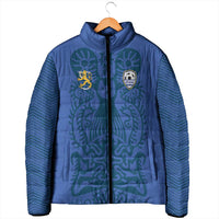 Custom Finland Football Champion Padded Jacket Sami Pattern - Wonder Print Shop