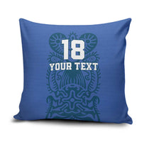 Custom Finland Football Champion Pillow Cover Sami Pattern - Wonder Print Shop