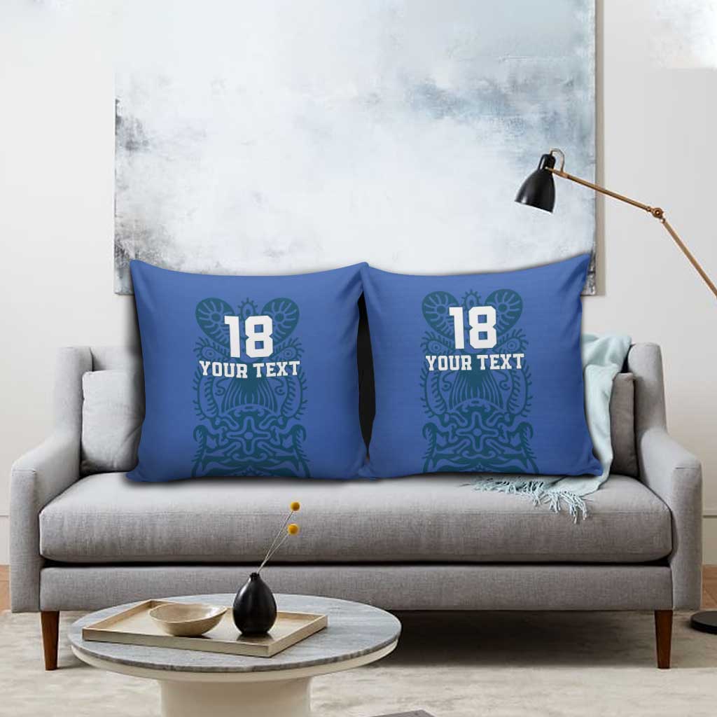 Custom Finland Football Champion Pillow Cover Sami Pattern - Wonder Print Shop