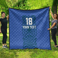 Custom Finland Football Champion Quilt Sami Pattern - Wonder Print Shop