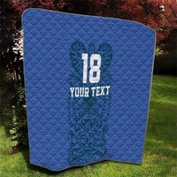 Custom Finland Football Champion Quilt Sami Pattern - Wonder Print Shop
