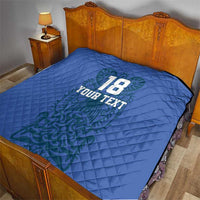 Custom Finland Football Champion Quilt Sami Pattern - Wonder Print Shop