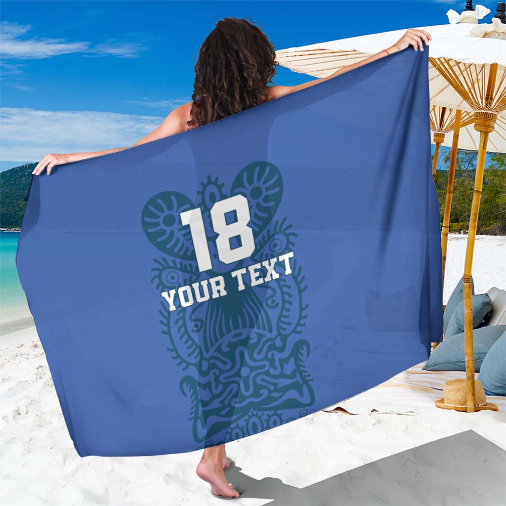 Custom Finland Football Champion Sarong Sami Pattern - Wonder Print Shop