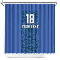Custom Finland Football Champion Shower Curtain Sami Pattern - Wonder Print Shop