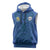 Custom Finland Football Champion Sleeveless Hoodie Sami Pattern - Wonder Print Shop